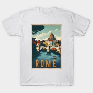 Rome Travel Poster T-Shirt